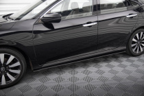Honda Civic Mk10 2017-2022 Street Pro Sidokjolar / Sidoextensions med Splitters Maxton Design
